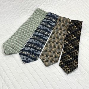 Men’s silk ties. Lot of 4.